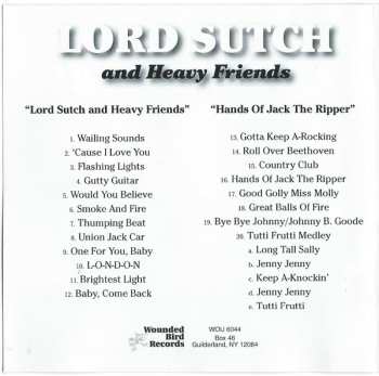 CD Lord Sutch And Heavy Friends: "Lord Sutch And Heavy Friends" / "Hands Of Jack The Ripper"