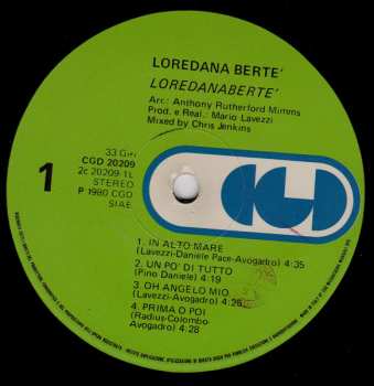 LP Loredana Bertè: Loredanaberte'