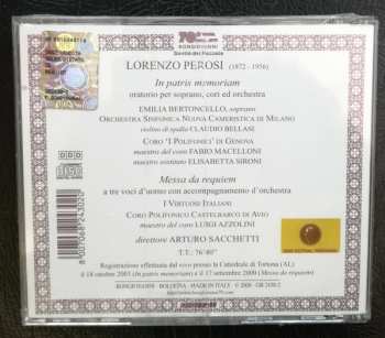 CD Lorenzo Perosi: Messa Da Requiem / In Patris Memoriam