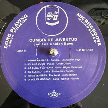 LP Los Golden Boys: Cumbia De Juventud