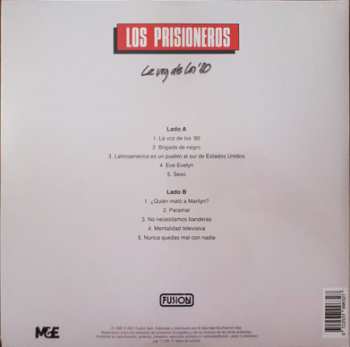 LP Los Prisioneros: La Voz De Los '80 LTD | NUM | CLR