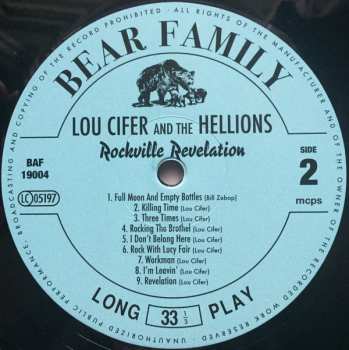 LP Lou Cifer And The Hellions: Rockville Revelation