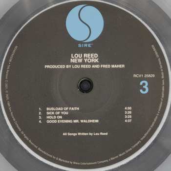 2LP Lou Reed: New York LTD | CLR