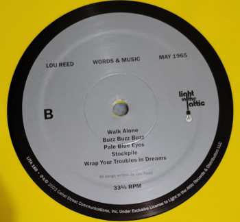 LP Lou Reed: Words & Music, May 1965 LTD | CLR