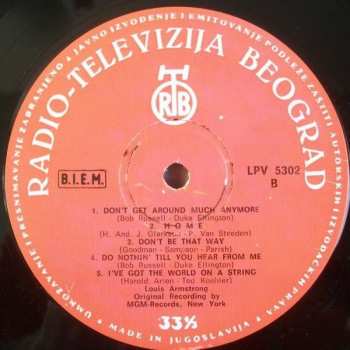 LP Louis Armstrong: Hello, Louis!