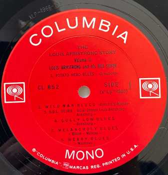 LP Louis Armstrong & His Hot Seven: The Louis Armstrong Story - Volume II