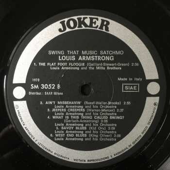 LP Louis Armstrong: Swing That Music Satchmo