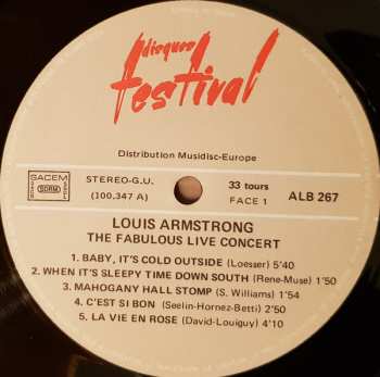 4LP/Caja Louis Armstrong: The Two Greatest Concerts