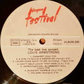 4LP/Caja Louis Armstrong: The Two Greatest Concerts