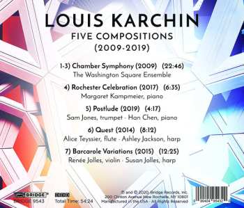 CD Louis Karchin: Five Compositions (2009-2019)