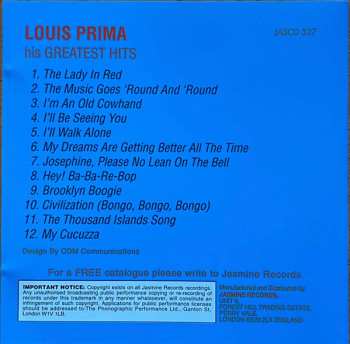 CD Louis Prima: His Greatest Hits