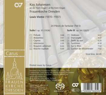 SACD Louis Vierne: Pièces De Fantaisie Op. 51 & 54
