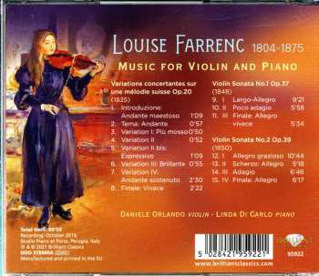 CD Louise Farrenc: Music For Violin And Piano