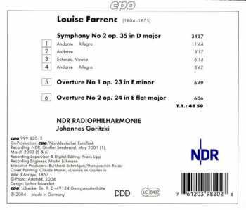 CD NDR Radiophilharmonie: Symphony 2 • Overtures 1 & 2