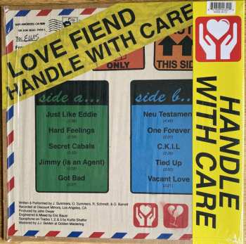 LP Love Fiend: Handle With Care LTD | CLR
