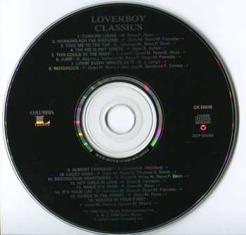 CD Loverboy: Classics - Their Greatest Hits
