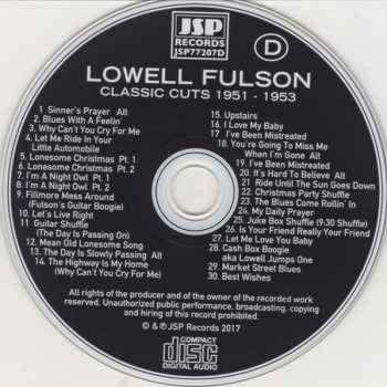 4CD/Caja Lowell Fulson: Classic Cuts 1946-1953