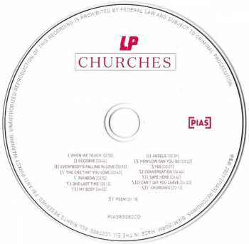 CD LP (Laura Pergolizzi): Churches DIGI