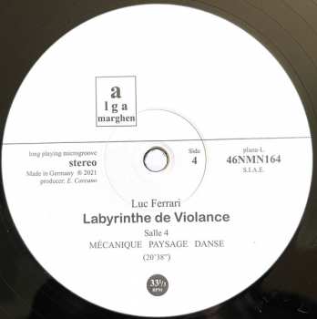 2LP Luc Ferrari: Labyrinthe de Violence LTD | NUM