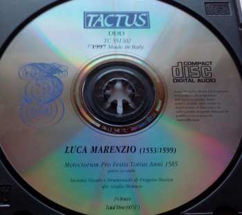 CD Luca Marenzio: Motectorum Pro Festis Totius Anni (1585) Parte Seconda - Mottetti 23-42