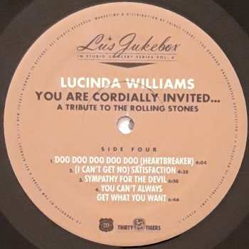 2LP Lucinda Williams: You Are Cordially Invited... A Tribute To The Rolling Stones