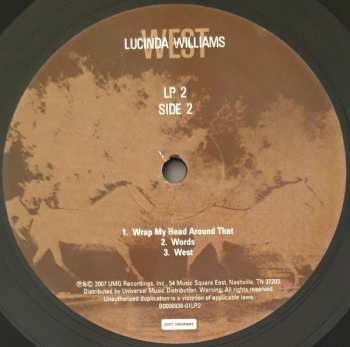 2LP Lucinda Williams: West