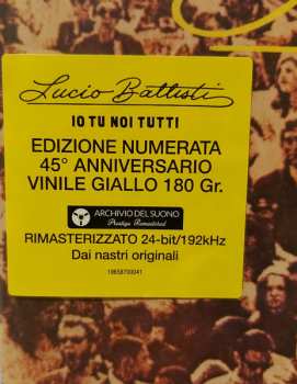 LP Lucio Battisti: Io Tu Noi Tutti NUM