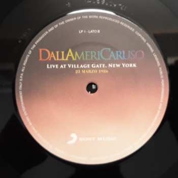 2LP Lucio Dalla: Dallamericaruso Live At Village Gate , New York 23 Marzo 1986 LTD