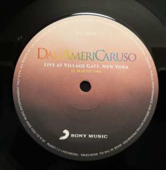 2LP Lucio Dalla: Dallamericaruso Live At Village Gate , New York 23 Marzo 1986 LTD