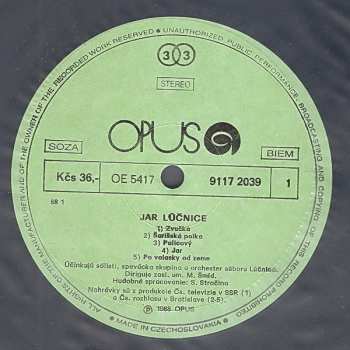 LP Lúčnica Chorus: Jar Lúčnice