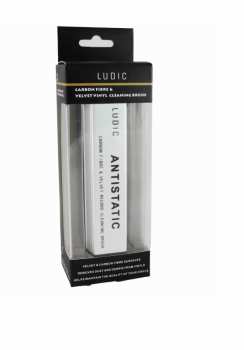Audiotechnika Ludic - Cepillo de limpieza antiestático de fibra de carbono