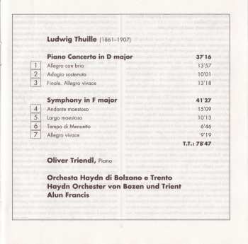 CD Alun Francis: Symphony, Piano Concerto