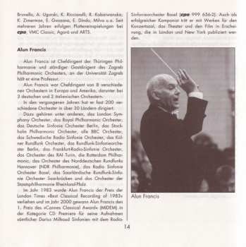 CD Alun Francis: Symphony, Piano Concerto