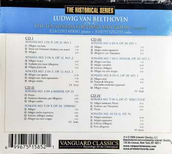 4CD/Caja Ludwig van Beethoven: The Ten Sonatas For Violin And Piano - Complete