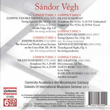 6CD/Caja Ludwig van Beethoven: Beethoven • Haydn • Schubert • Brahms • Schönberg • Bartók • Berg • Stravinsky