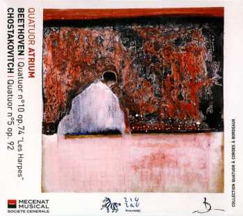Album Ludwig van Beethoven: Beethoven: Quatuor No. 10, Op. 74 "Les Harpes" / Chostakovitch: Quatuor No. 5 , Op. 92