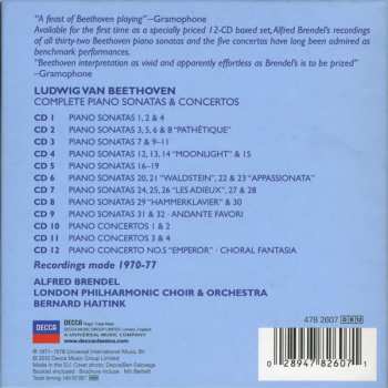 12CD/Caja Ludwig van Beethoven: Complete Piano Sonatas & Concertos
