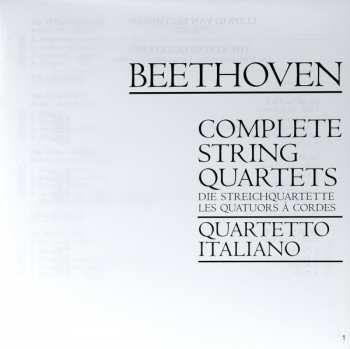 10CD/Caja Ludwig van Beethoven: Complete String Quartets = Die Streichquartette - Les Quatuors À Cordes