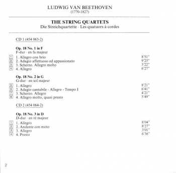 10CD/Caja Ludwig van Beethoven: Complete String Quartets = Die Streichquartette - Les Quatuors À Cordes