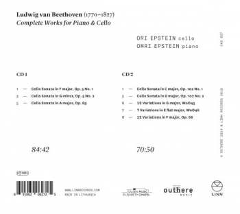 2CD Ludwig van Beethoven: Complete Works For Piano & Cello