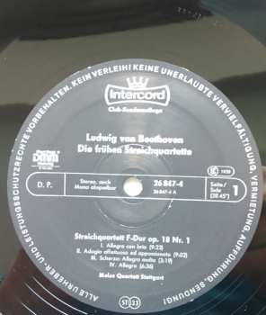 3LP/Caja Ludwig van Beethoven: Die Frühen Streichquartette Op. 18 Nr. 1-6