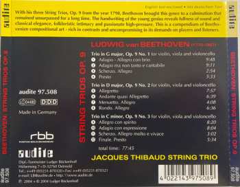 CD Ludwig van Beethoven: String Trios Op. 9