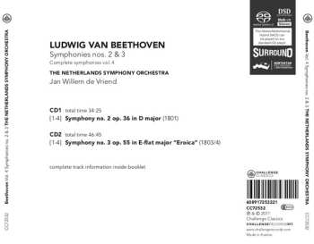 2SACD Ludwig van Beethoven: Symphonies Nos. 2 & 3 (Complete Symphonies, Vol. 4)
