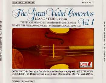 2CD Ludwig van Beethoven: The Great Violin Concertos Vol. 1
