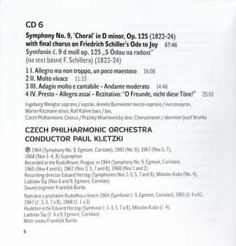 6CD/Caja The Czech Philharmonic Orchestra: Symphonies
