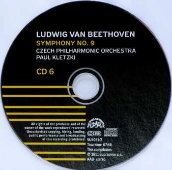 6CD/Caja The Czech Philharmonic Orchestra: Symphonies