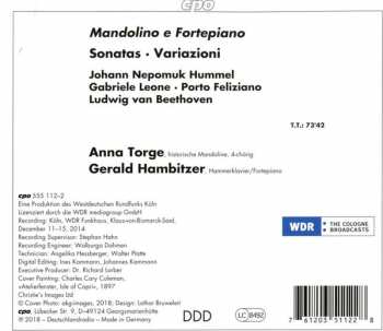 CD Ludwig van Beethoven: Mandolino E Fortepiano