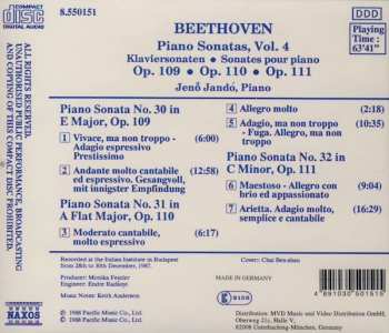 CD Ludwig van Beethoven: Piano Sonatas, Vol. 4