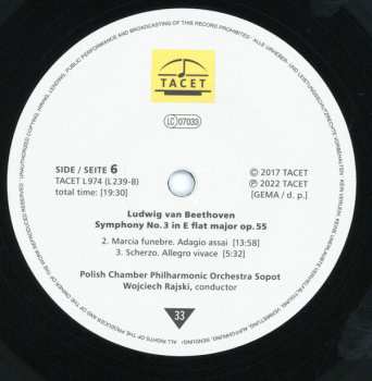 9LP/Caja Ludwig van Beethoven: TACET's Beethoven Symphonies (Symphonies Nos. 1-9 Complete Edition) LTD | NUM