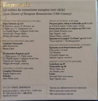10CD/Caja Robert Schumann: Romantic: Les Maîtres Du Romantisme Européen (XIXe Siècle)